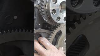 how to timing gear isuzu npr truck shot video viral