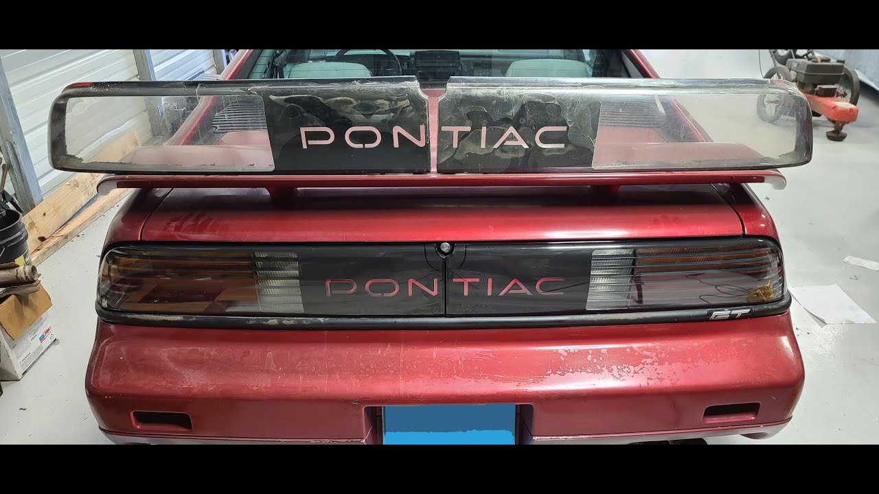 Fiero Tail Lens Replacement Pt 1