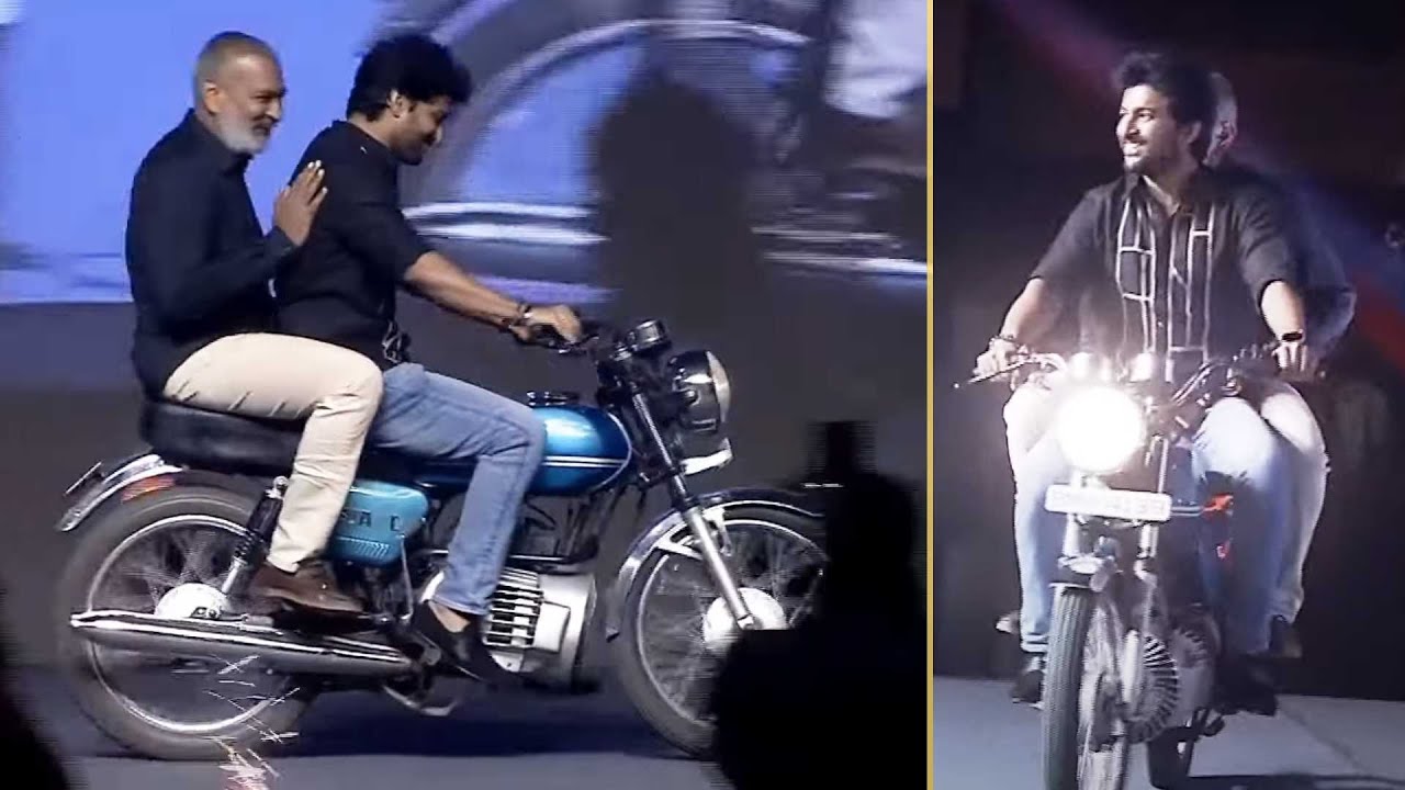 Nani And Rajamouli Superb Entry In Bike Ustaad Pre Release Event nani-and-rajamouli-superb-entry-in-bike-ustaad-pre-release-event