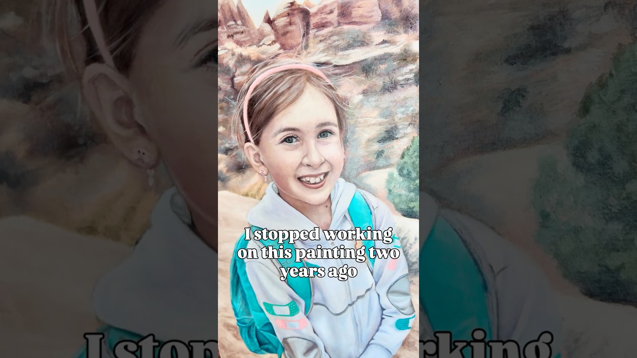 Trying water mixable oil paints  #watermixableoilpaints #painting #portraitpainting