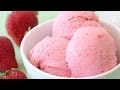 تحضير ايس كريم فراولة في البيت [ سهلة وسريعة ] Homemade Strawberry Ice Cream