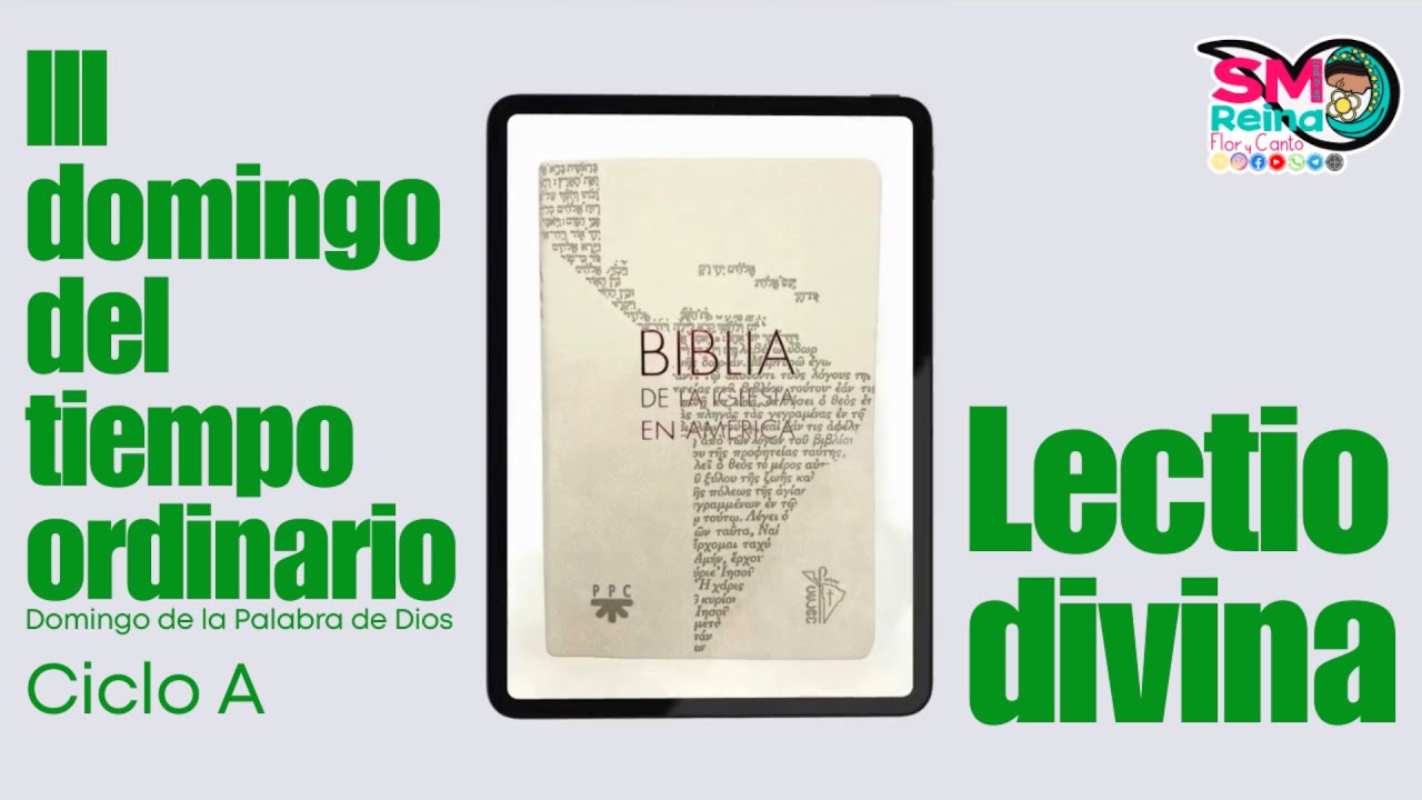 Lectio Divina del III domingo del tiempo ordinario. Ciclo A. - YouTube