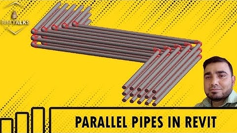 PARALLEL PIPES IN REVIT