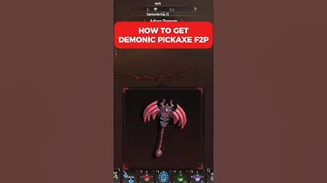 HOW TO GET THE DEMONIC PICKAXE IN THE FORGE ROBLOX