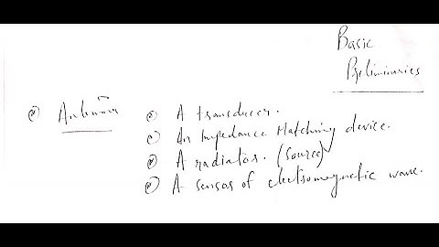Wave Propagation and Antenna Lecture 1 Introduction to the Course and Maxwell