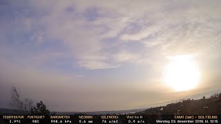 Timelapse Cam 1 - 23. desember 2019