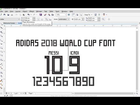 font adidas world cup 2018