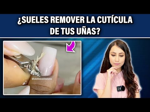¿Sueles remover la cutícula de tus uñas?👩🏻‍⚕️l Dra. Pau Zúñiga CLIPS