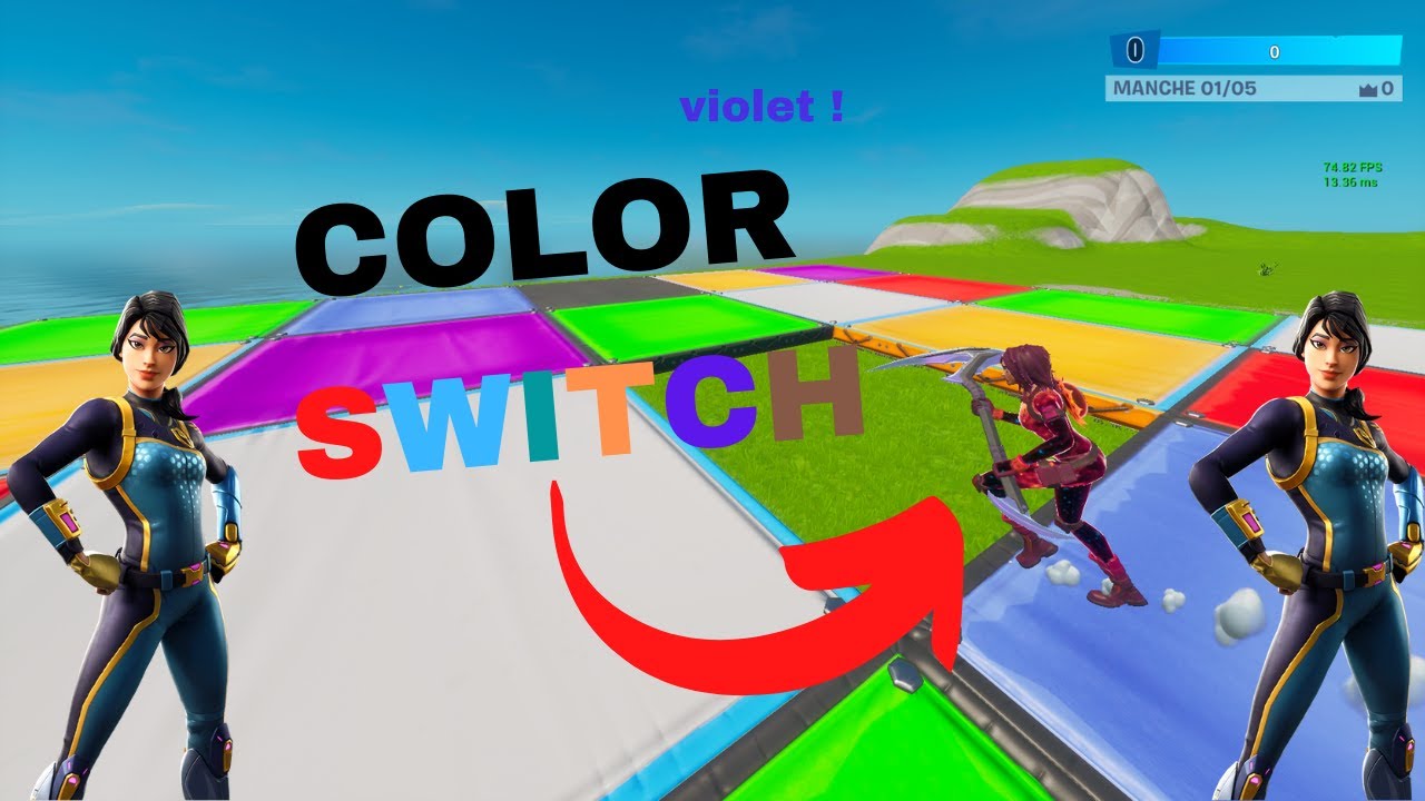 TUTO COLOR SWITCH fortnite YouTube