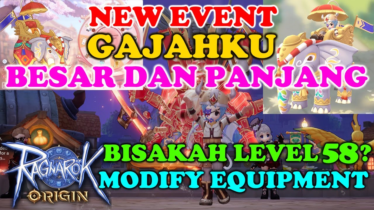 RAGNAROK ORIGIN : LVL90 EQUIPMENT MODIFICATION!!, RAGNAROK ORIGIN : LVL90  EQUIPMENT MODIFICATION!! In order for our viewers and followers to see our  content in both platform( and Facebook) we