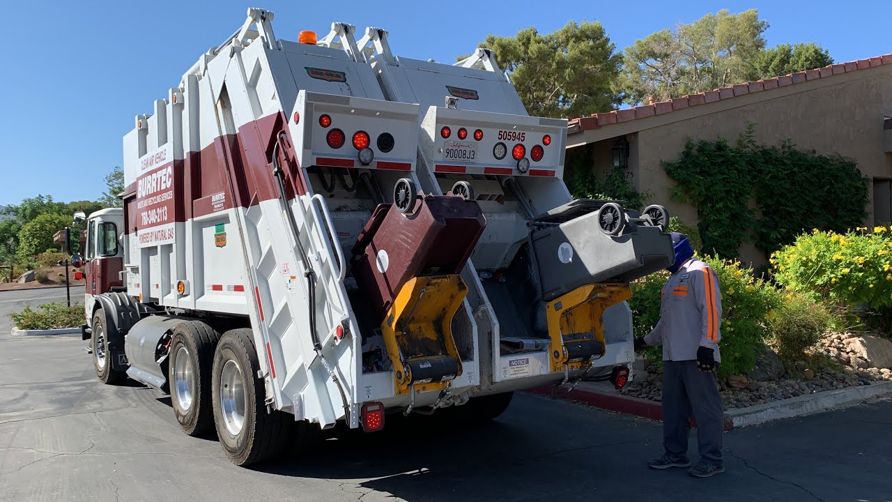 Burrtec's Brand New Autocar Splitbody Pak Mor Rearloader YouTube