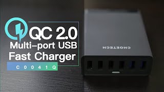 Celebrity CHOETECH's 6 Ports USB Charger with Quick Charge 2.0-Technology tested on Galaxy S6 Profile