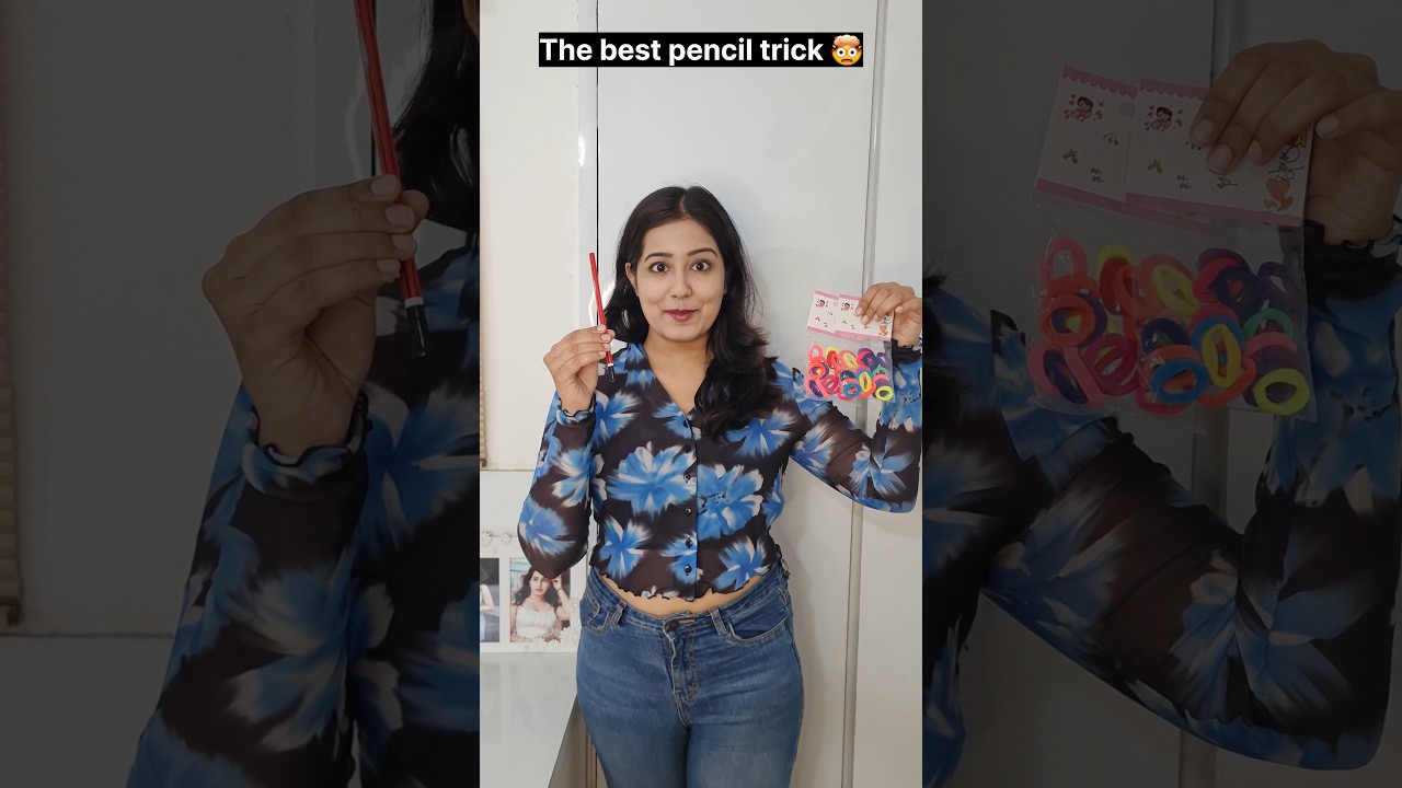 "Normal pencil ko designer pencil bana diya." 😉🤪😂 