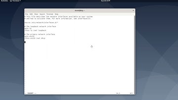 HOW TO setup a static IP address on Linux (Debian 10)
