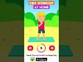 Kids Home Workout: Fun &amp; Fitness for Little Ones! 🏡👶🏋️‍♂️
