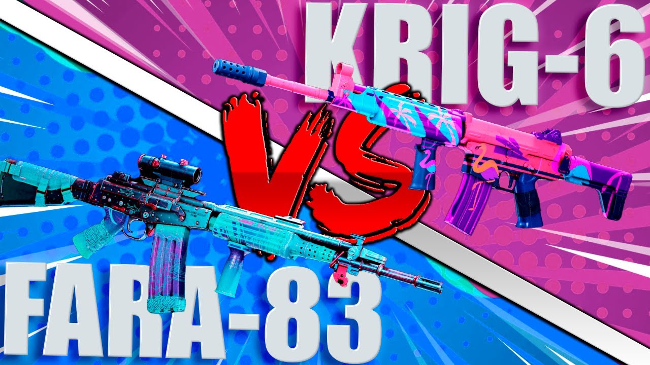 KRIG 6 VS FARA 83 WARZONE ¿CUAL ES EL MEJOR FUSIL DE ASALTO?