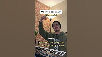 Making a Song From Scratch 🎹🎙 #musicproducer #samples #sampleflip