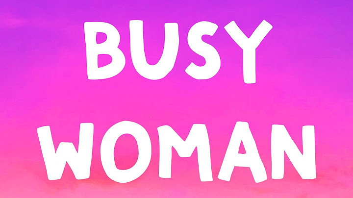 Sabrina Carpenter - Busy Woman (Lyrics)
