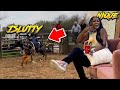 I PULLED UP ON NIQUE AND WENT BULL RIDING WITH JSLUTTY...