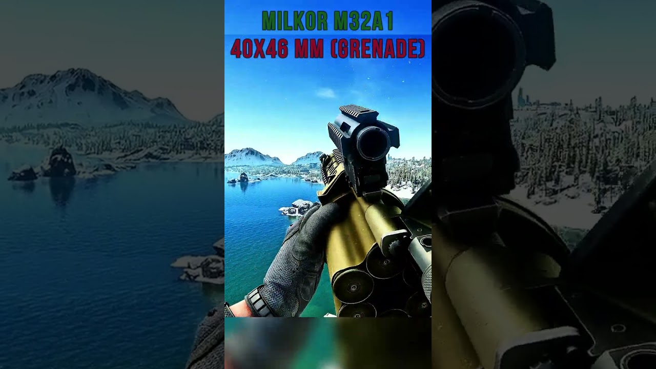 Milkor M32A1 MSGL 40mm grenade launcher (Escape From Tarkov)