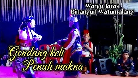 PALING NGETOP ..!!! LUWES DAN ULEM TARIAN GONDANG KELI WARGO LARAS BINANGUN WATUMALANG