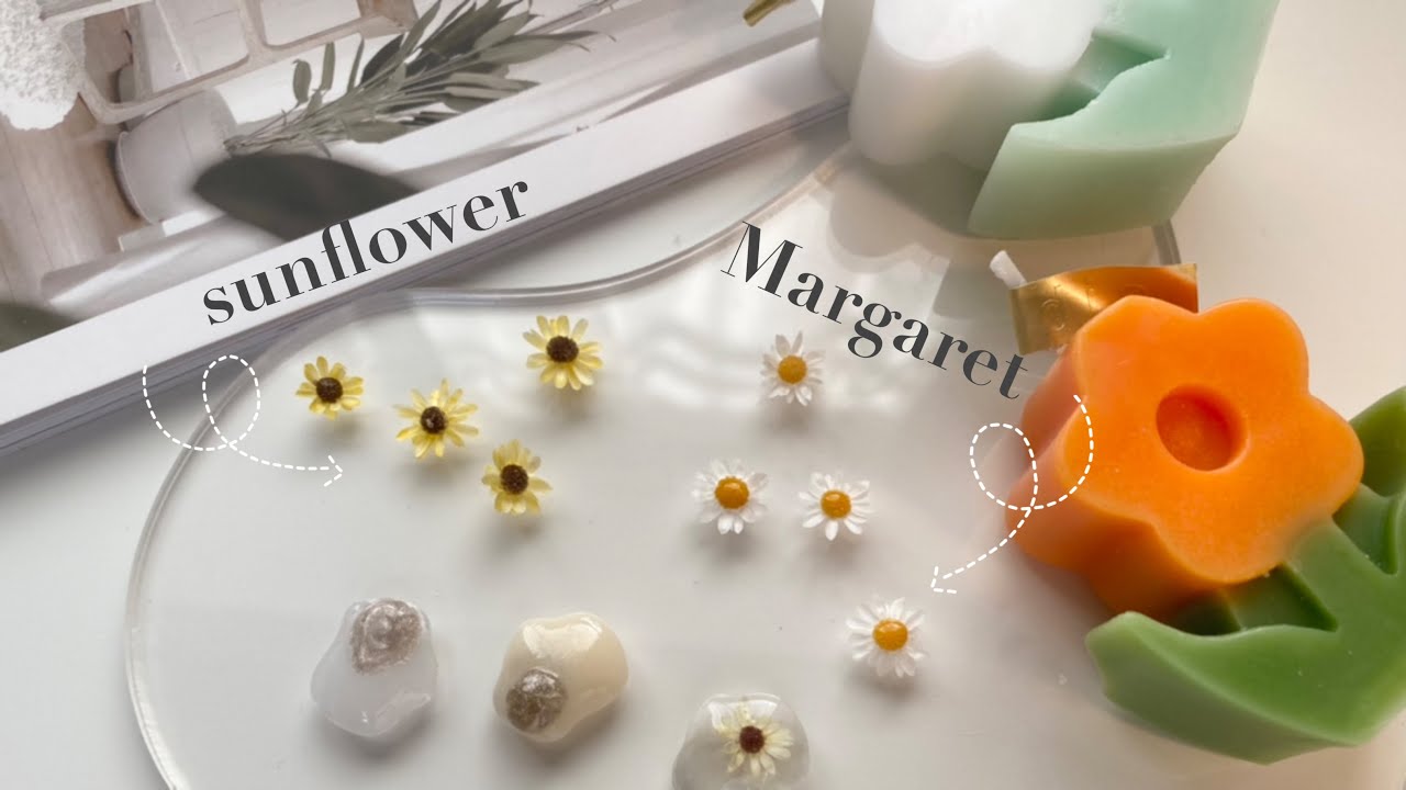 これからの季節に♡】ミニひまわり🌻マーガレットを作っちゃお