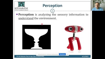US182-Lecture2: "Sensing and Perception", KTO-Robotics Technologies and Applications.