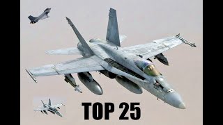 Top 25 Fighter Jets 2020