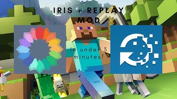 How to install Replay Mod and Iris shaders together.