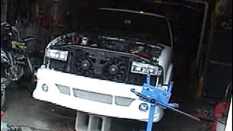 s10 v8 open headers... 350 HO crate! (check out my new vid of her on the street)