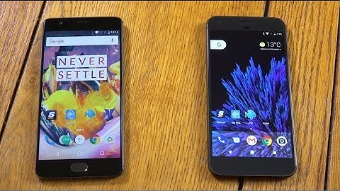 OnePlus 3T vs Google Pixel XL Android 7.1.1 - Speed Test!