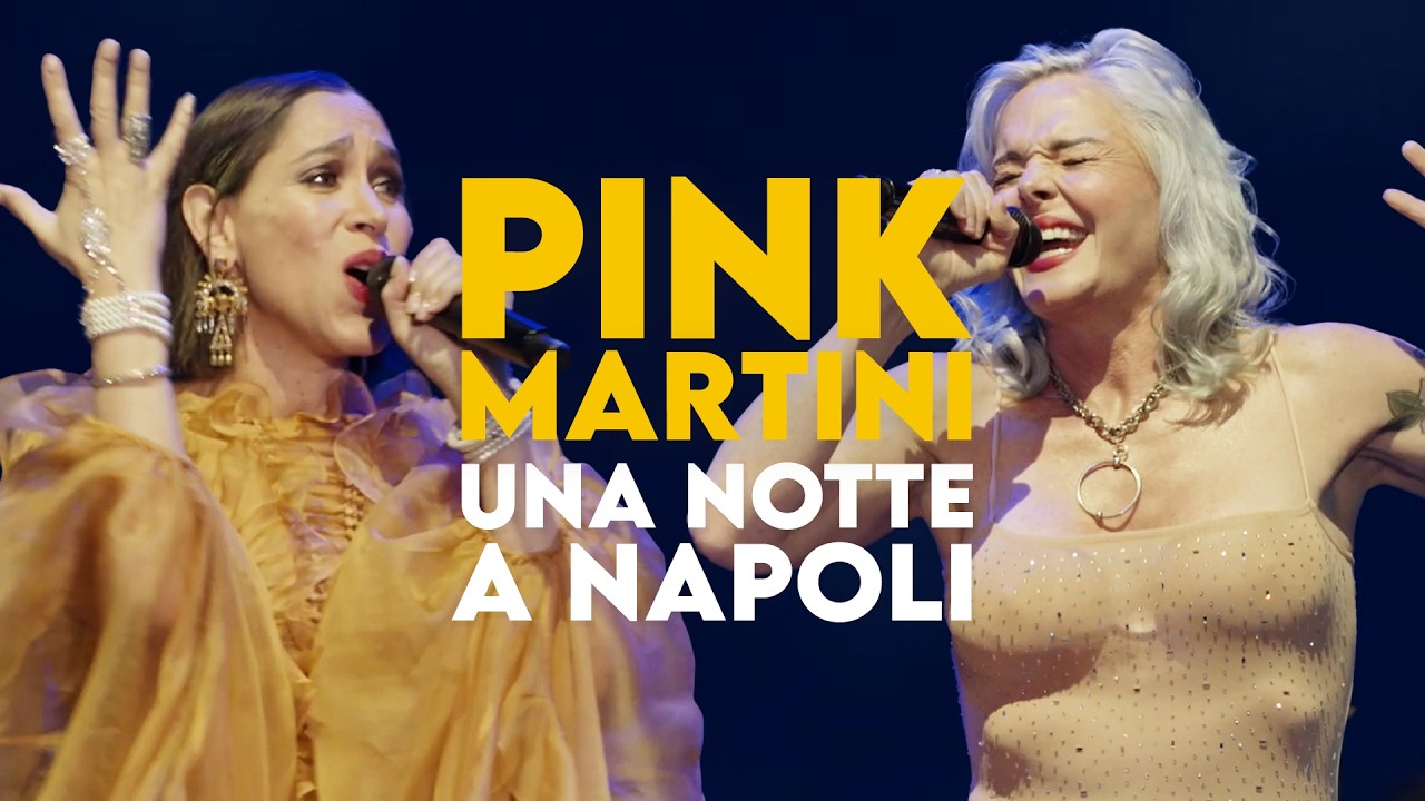 Get your tickets to the show and catch up with Pink Martini: https://linktr.ee/pinkmartiniofficial


FIND PINK MARTINI ONLINE: 
Official Website: http://pinkmartini.com/
Instagram: https://www.instagram.com/pinkmartini/ 
Facebook: https://www.facebook.com/pinkmartini
TikTok: https://www.tiktok.com/@pinkmartiniofficial
Spotify: https://bit.ly/spotifyPM  
Apple Music: https://bit.ly/pinkMartini
SoundCloud: https://soundcloud.com/heinzrecords
bandcamp: https://pinkmartini.bandcamp.com/ 
Pink Martini Fan Club: https://www.patreon.com/pinkmartini
The Official Pink Martini Store: http://store.pinkmartini.com/
YouTube: https://www.youtube.com/c/PinkMartiniOfficial

#pinkmartini #unanotteanapoli #accorarena