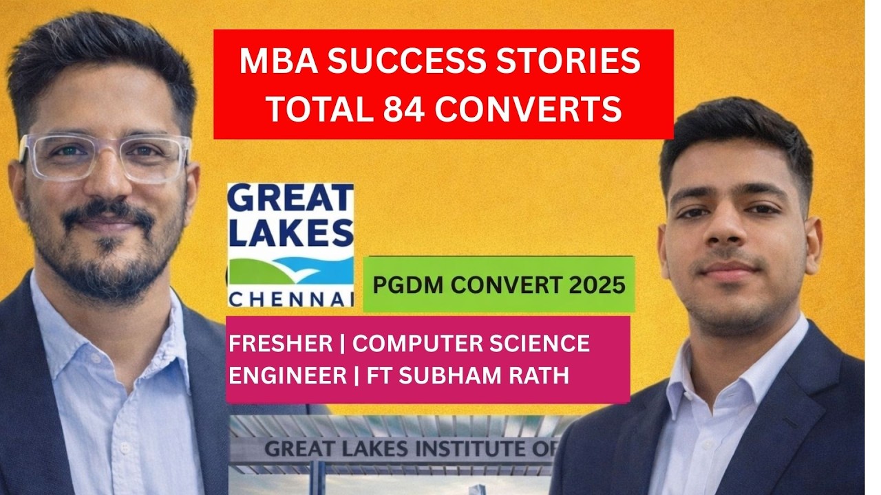 GLIM PGDM Interview Experience | Great Lakes Interview Questions & Selection Insights | Subham Rath
