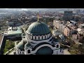 Belgrade From The Air /  Beograd iz vazduha / Panorama 4K