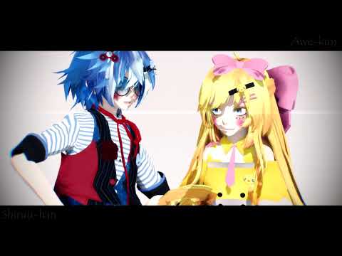 (MMD x FNAF2) I Luv It! [Toy Bonnie x Toy Chica]