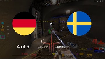 Germany vs Sweden Quake 3 Arena CTF q3wcp9 2007-07-17 game 4 of 5