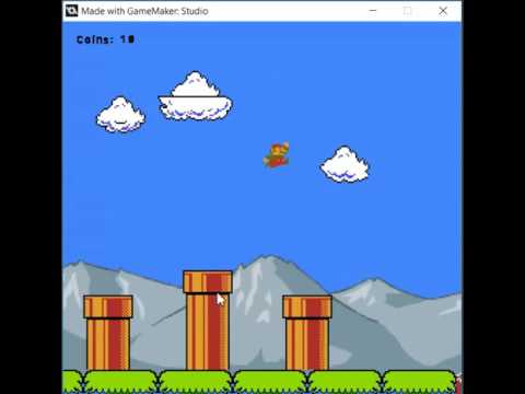 Super Mario Game using GameMaker Studio