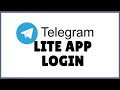 Telegram Lite Login How To Sign In To Telegram Lite 2021 Telegram Lite Login How To Sign In To Telegram Lite 2021