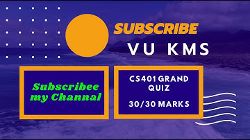 Cs401 grand quiz