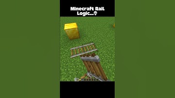 Minecraft Rail Logic.. #shorts #minecraft