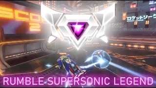 GETTING SUPERSONIC LEGEND - Rocket League Rumble Gameplay