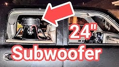 NOW PLAYING 24" Subwoofer Car Audio Demo 