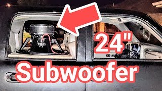 Now Playing 24 Subwoofer Car Audio Demo