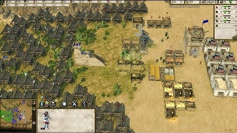 Stronghold Crusader 2 Multiplayer - 2 VS 2 - Attacking from the Heights