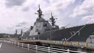 舞鶴海上自衛隊艦船の見学 A tour of the Maizuru Maritime Self Defense Force vessels