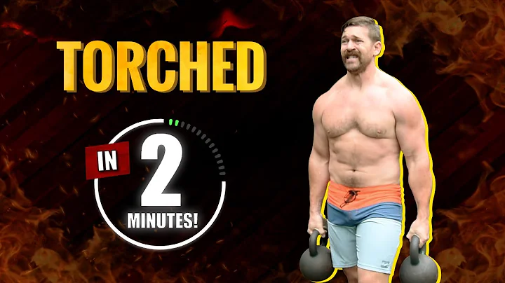 CRAZY Intense 2 Minute Kettlebell Fat Loss Routine (Builds Strength Too!) | Chandler Marchman