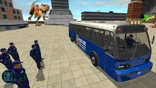 Us Police Coach Bus Driving Simulator – Police Transport Bus – Android Gameplay #2 screenshot 5