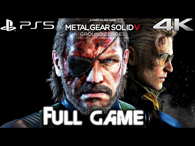 METAL GEAR SOLID V GROUND ZEROES PS5 Gameplay Walkthrough FULL GAME (4K  60FPS)