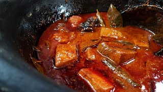 കലയണവടടല മൻ കറ Christian Marriage Special Red Fish Curry നടൻ മൻ മളക കറ