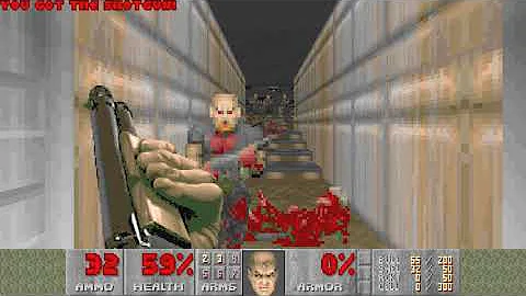 Ultimate Doom E1M3 (Toxin Refinery) UV-max in 2:19